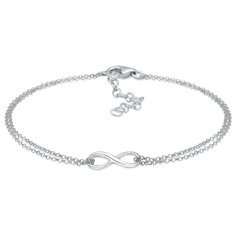 Silber - Elli | Armband Infinity | 925er Sterling Silber
