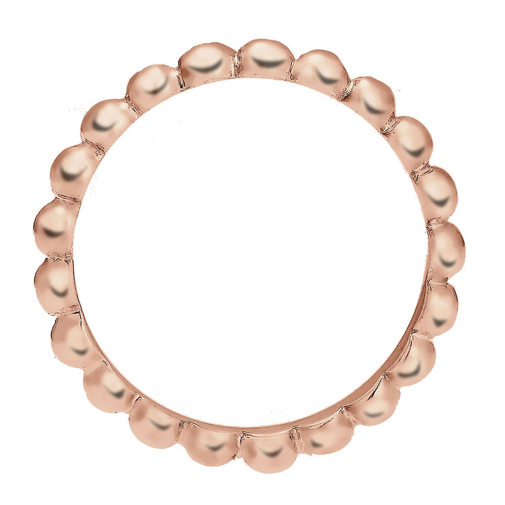 Roségold - Elli | Ring Kugel | 925 Sterling Silber Rosegold