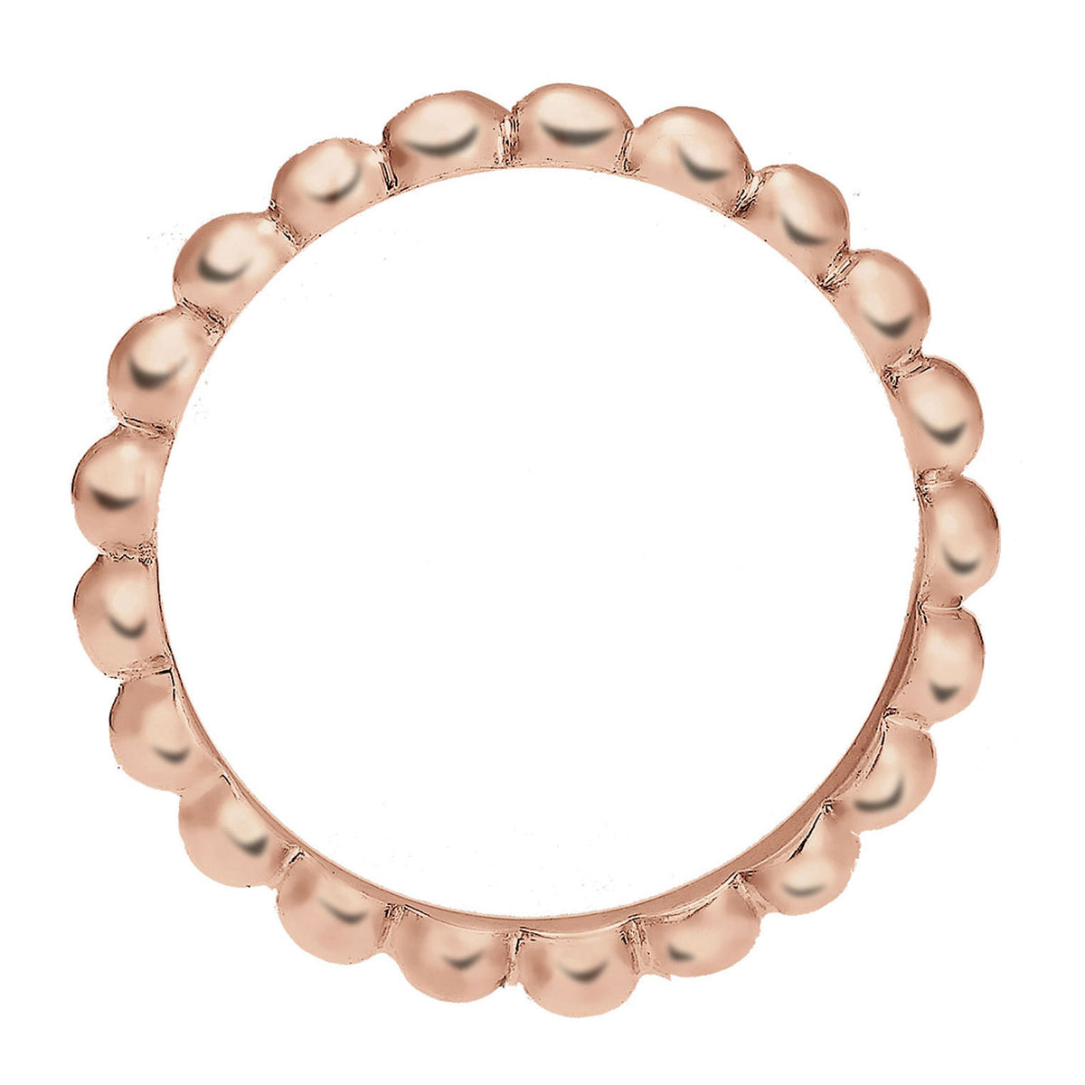 Roségold - Elli | Ring Kugel | 925 Sterling Silber Rosegold