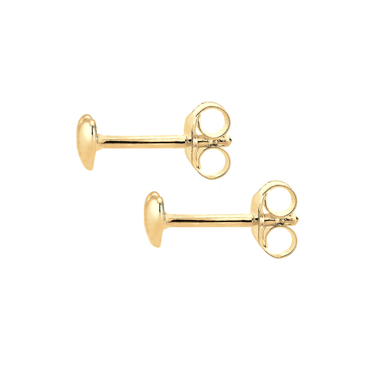 Gold - Elli PREMIUM | Ohrstecker Herz | 585 Gelbgold