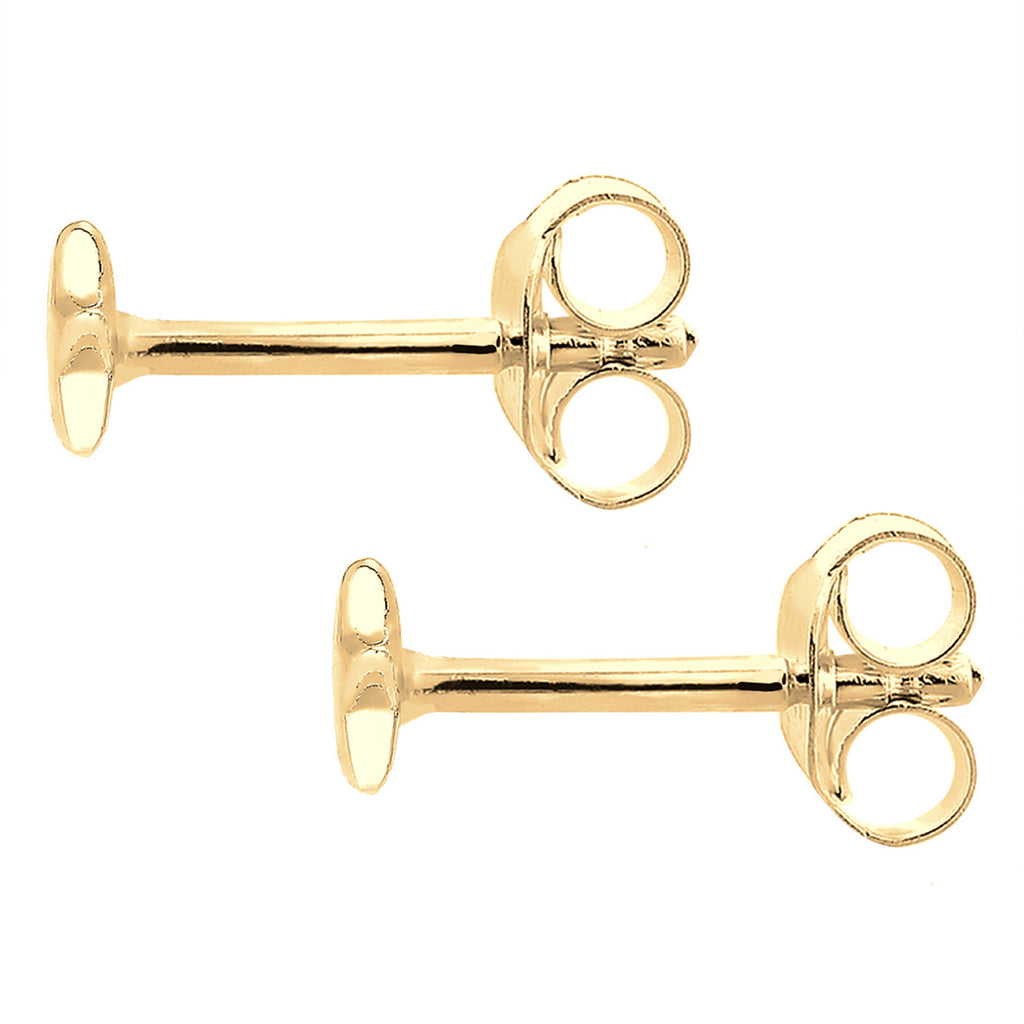 Gold - Elli PREMIUM | Ohrstecker Stern | 585 Gelbgold