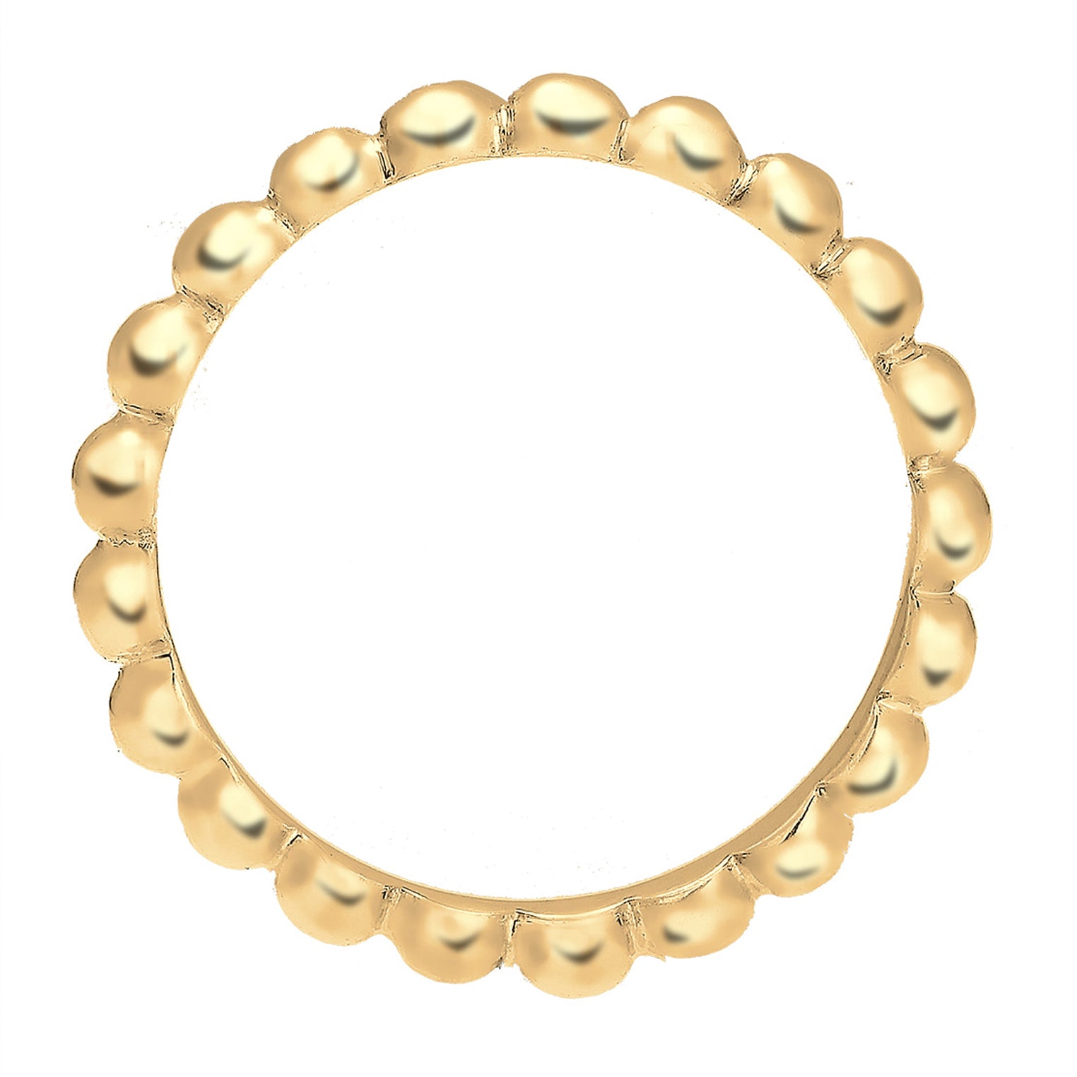 Gold - Elli | Ring Kugel | 925 Sterling Silber vergoldet