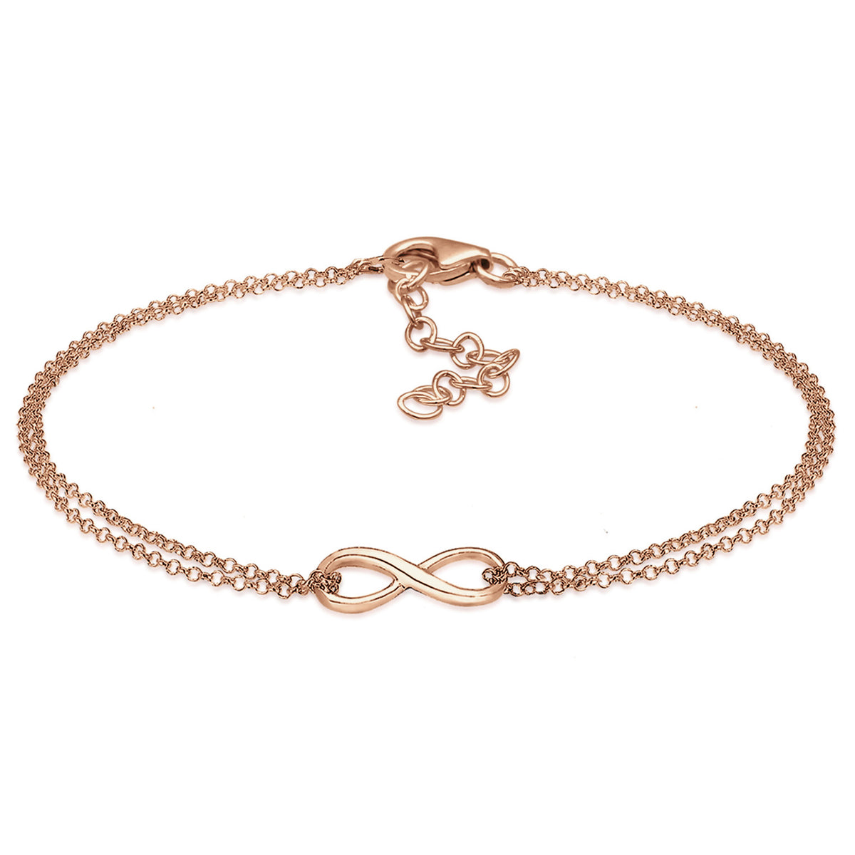 Roségold - Elli | Armband Infinity | 925 Sterling Silber Rosegold