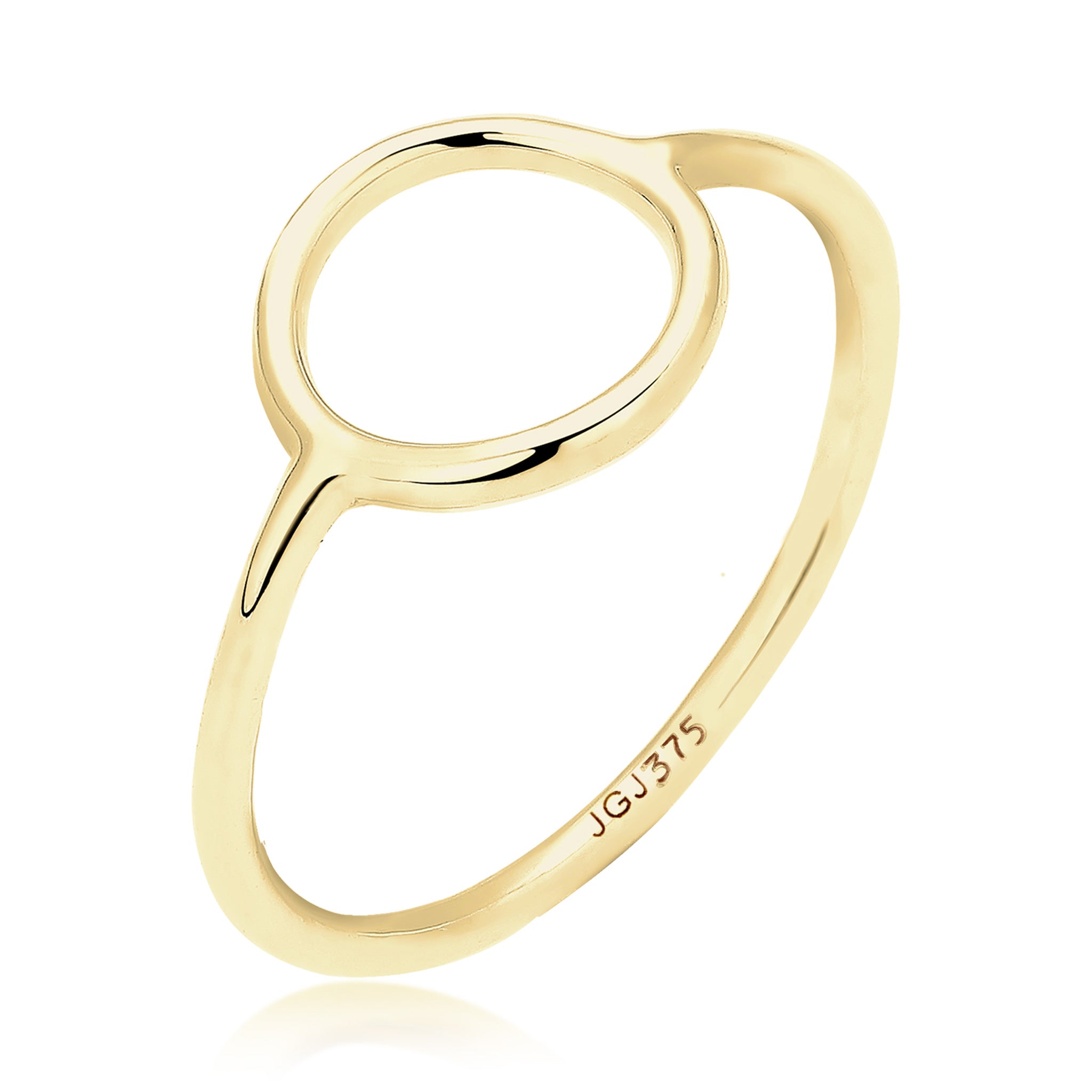 Gold - Elli PREMIUM | Ring Geo | 375 Gelbgold