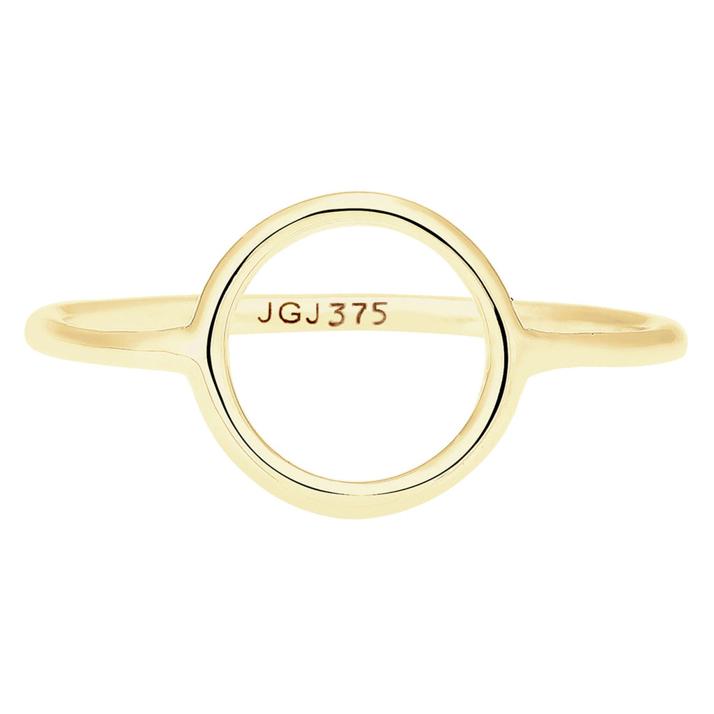 Gold - Elli PREMIUM | Ring Geo | 375 Gelbgold