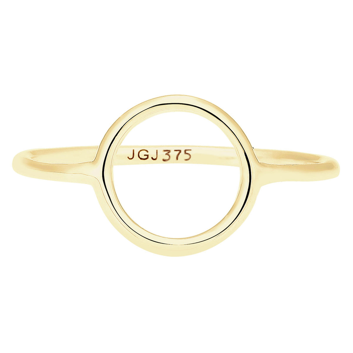 Gold - Elli PREMIUM | Ring Geo | 375 Gelbgold