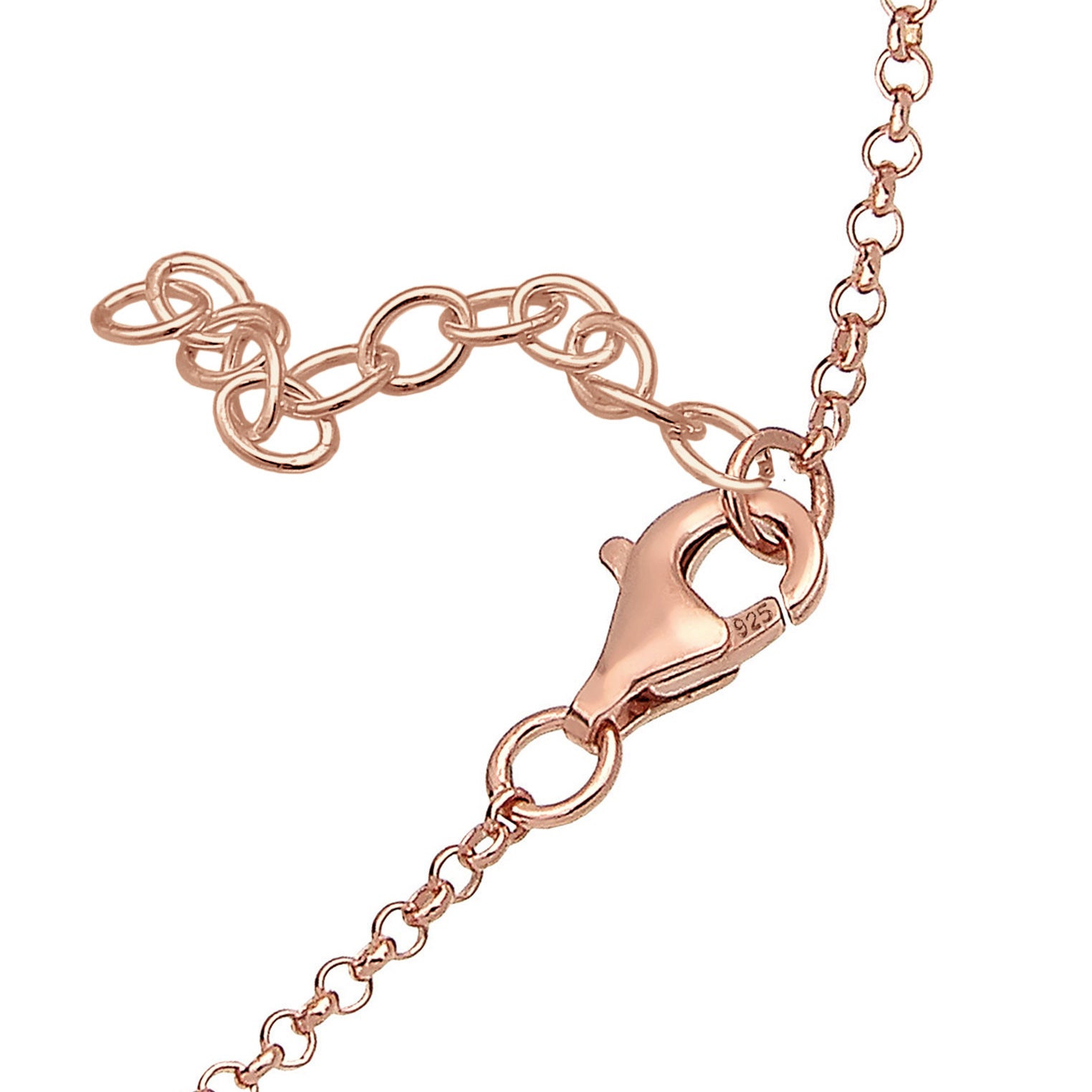 Roségold - Elli DIAMONDS | Armband Herz | Diamant ( Weiß, 0,015 ct ) | 925 Sterling Silber Rosegold