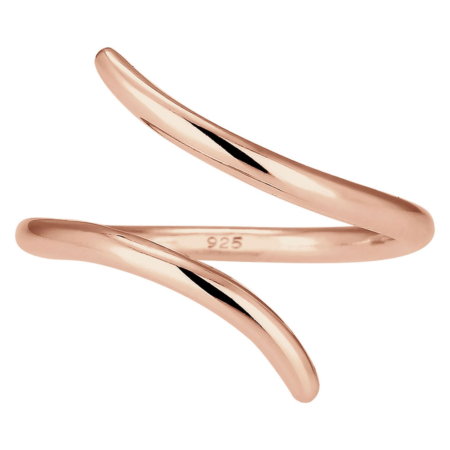 Roségold - Elli | Ring Geo | 925 Sterling Silber Rosegold