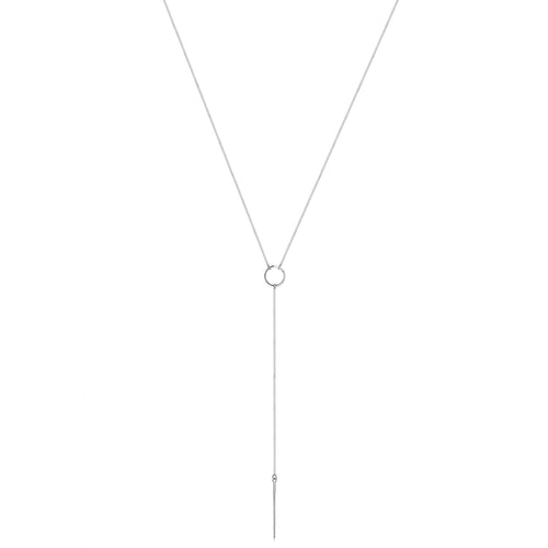 Silber - Elli | Y-Halskette Geo | 925er Sterling Silber