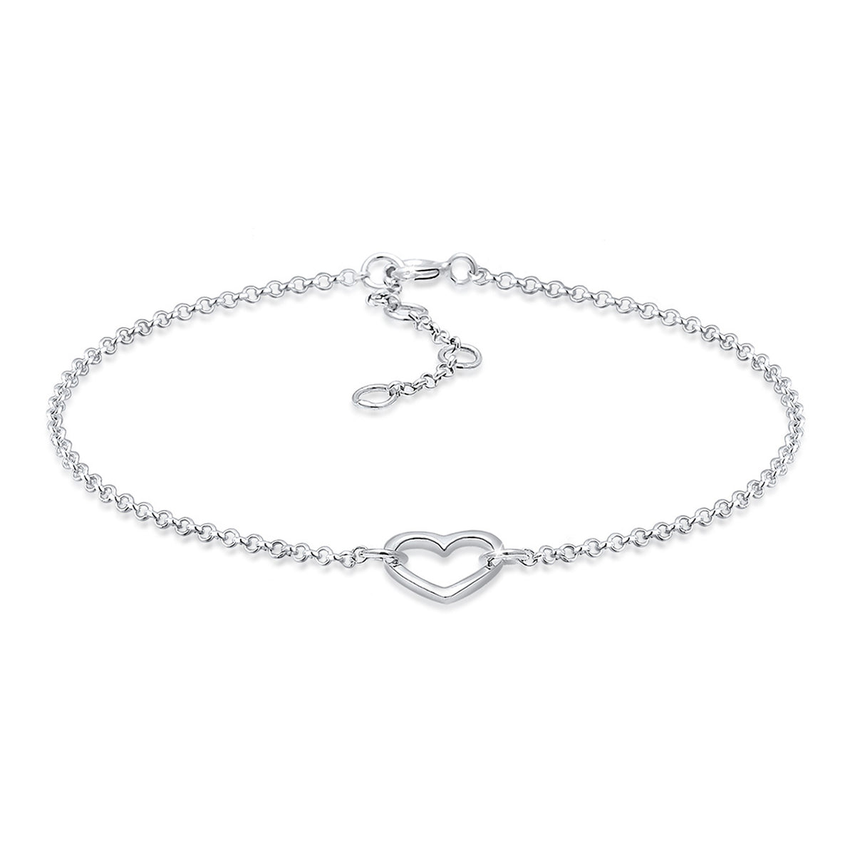 Silber - Elli | Armband Herz | 925er Sterling Silber