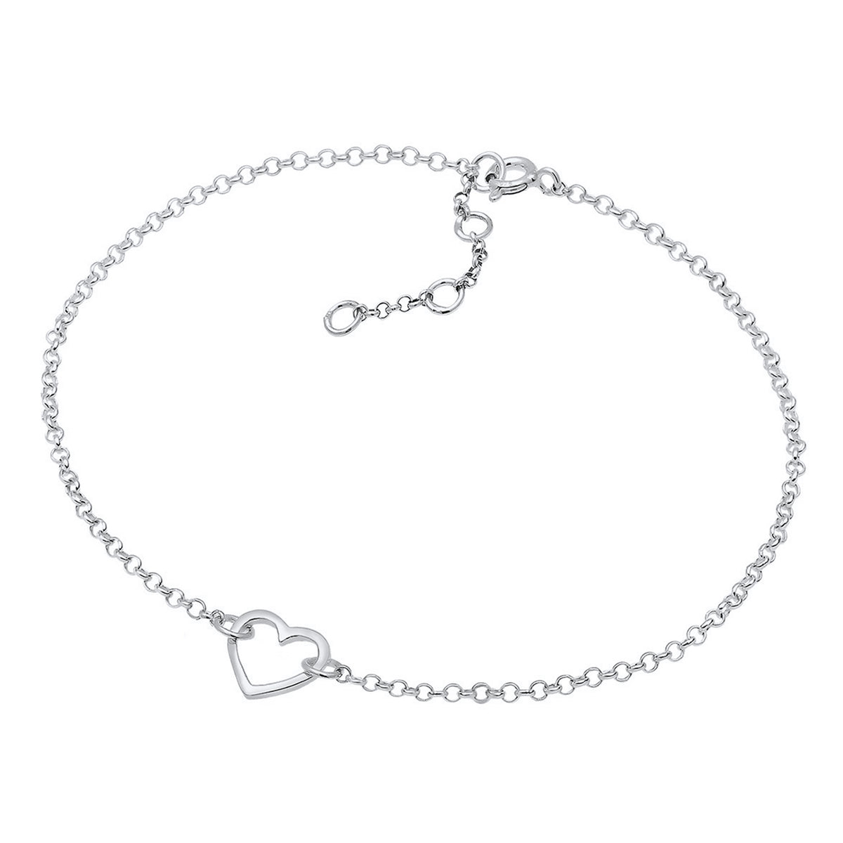 Silber - Elli | Armband Herz | 925er Sterling Silber