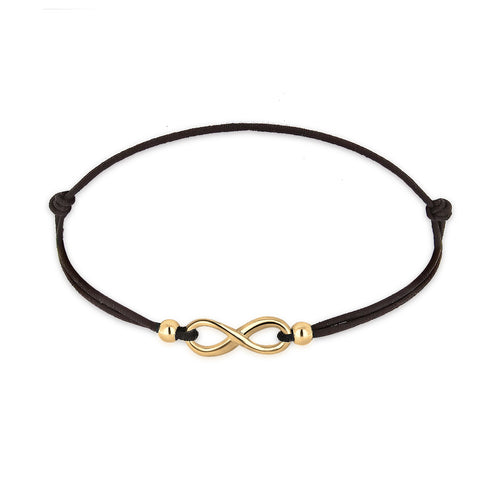 Gold - Elli | Armband Infinity | 925 Sterling Silber vergoldet