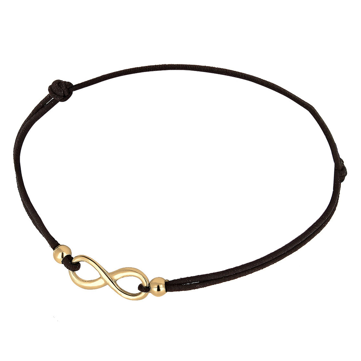 Gold - Elli | Armband Infinity | 925 Sterling Silber vergoldet