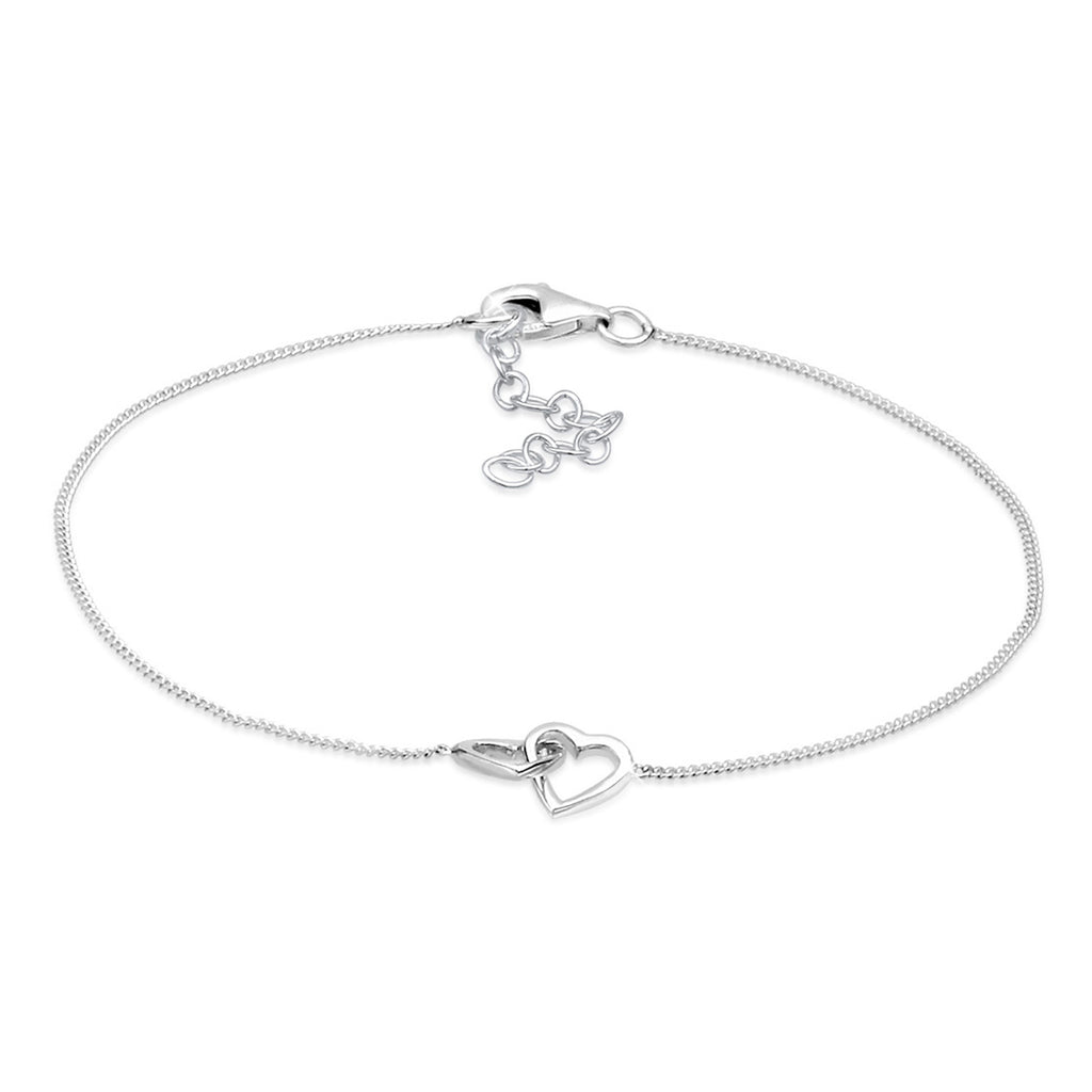 Silber - Elli | Armband Herz | 925er Sterling Silber