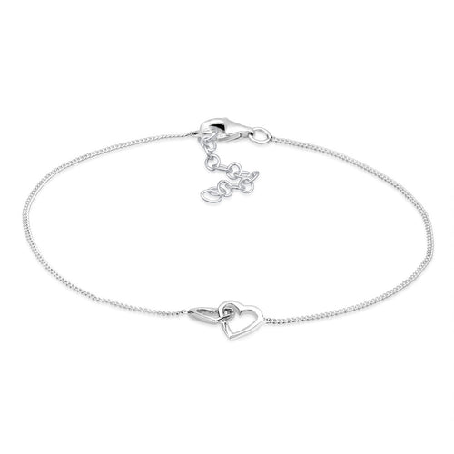 Silber - Elli | Armband Herz | 925er Sterling Silber