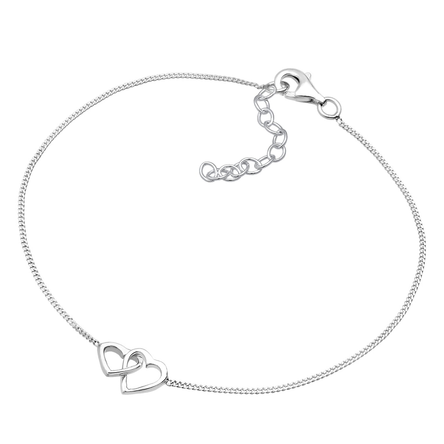 Silber - Elli | Armband Herz | 925er Sterling Silber