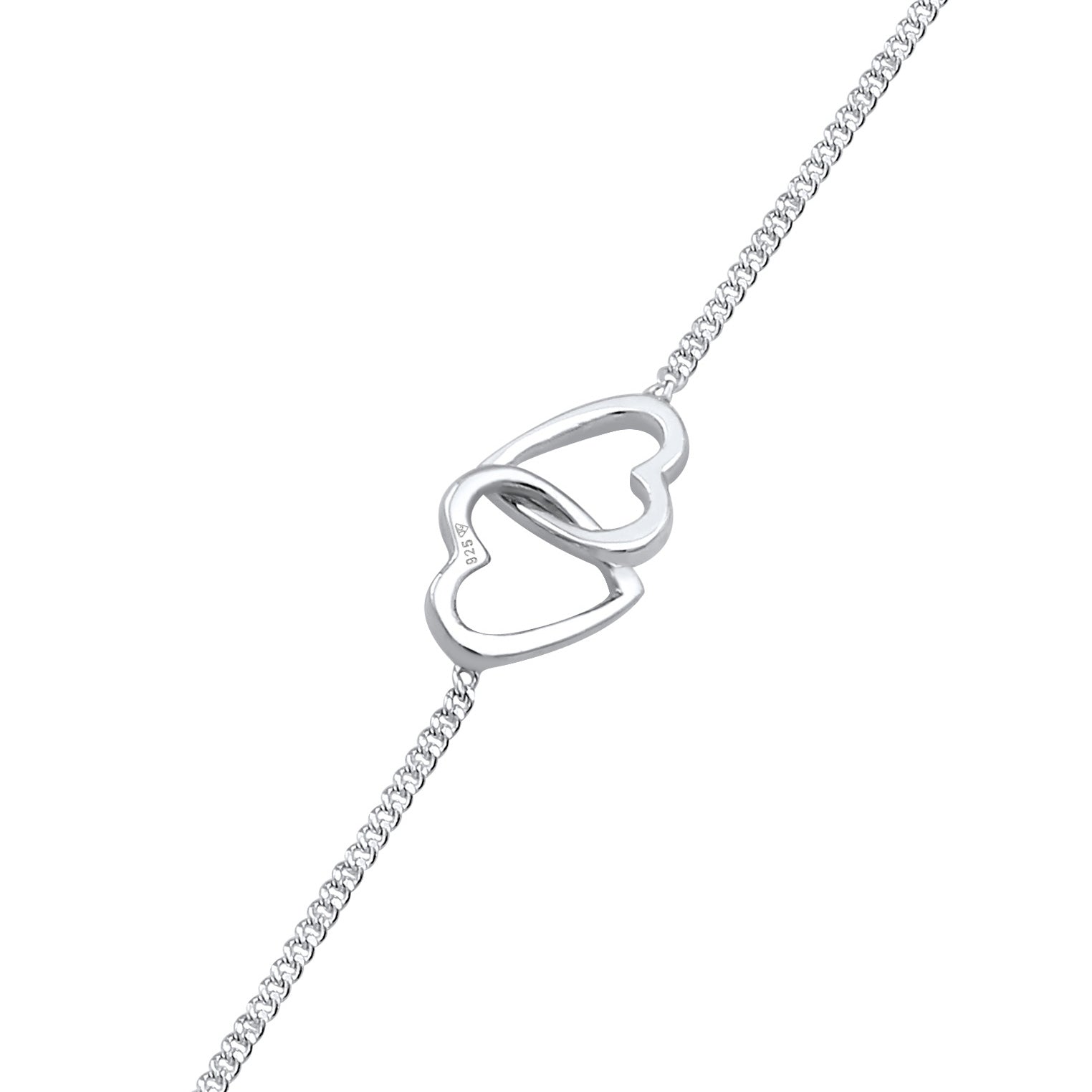 Silber - Elli | Armband Herz | 925er Sterling Silber