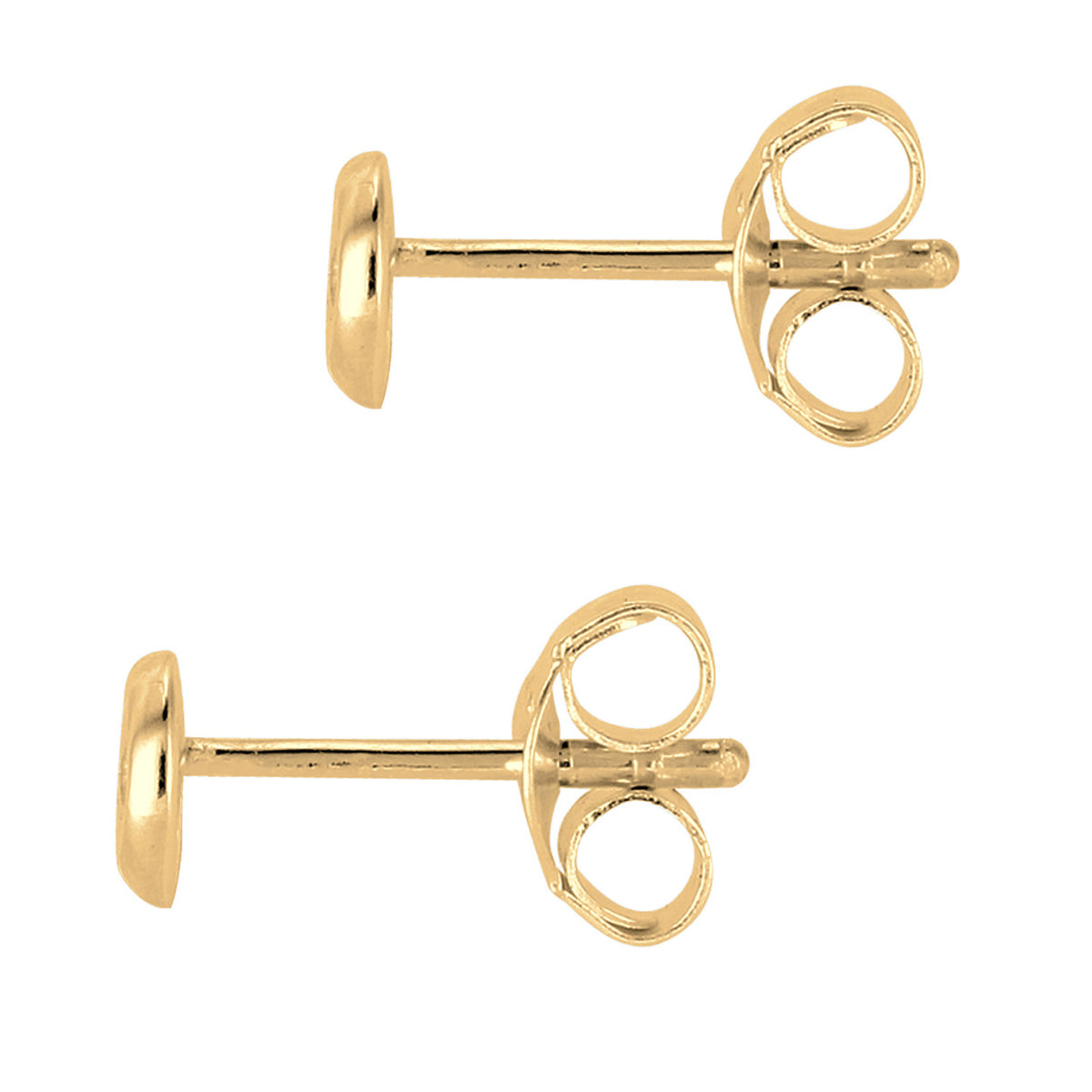 Gold - Elli | Ohrstecker Infinity | 925 Sterling Silber vergoldet