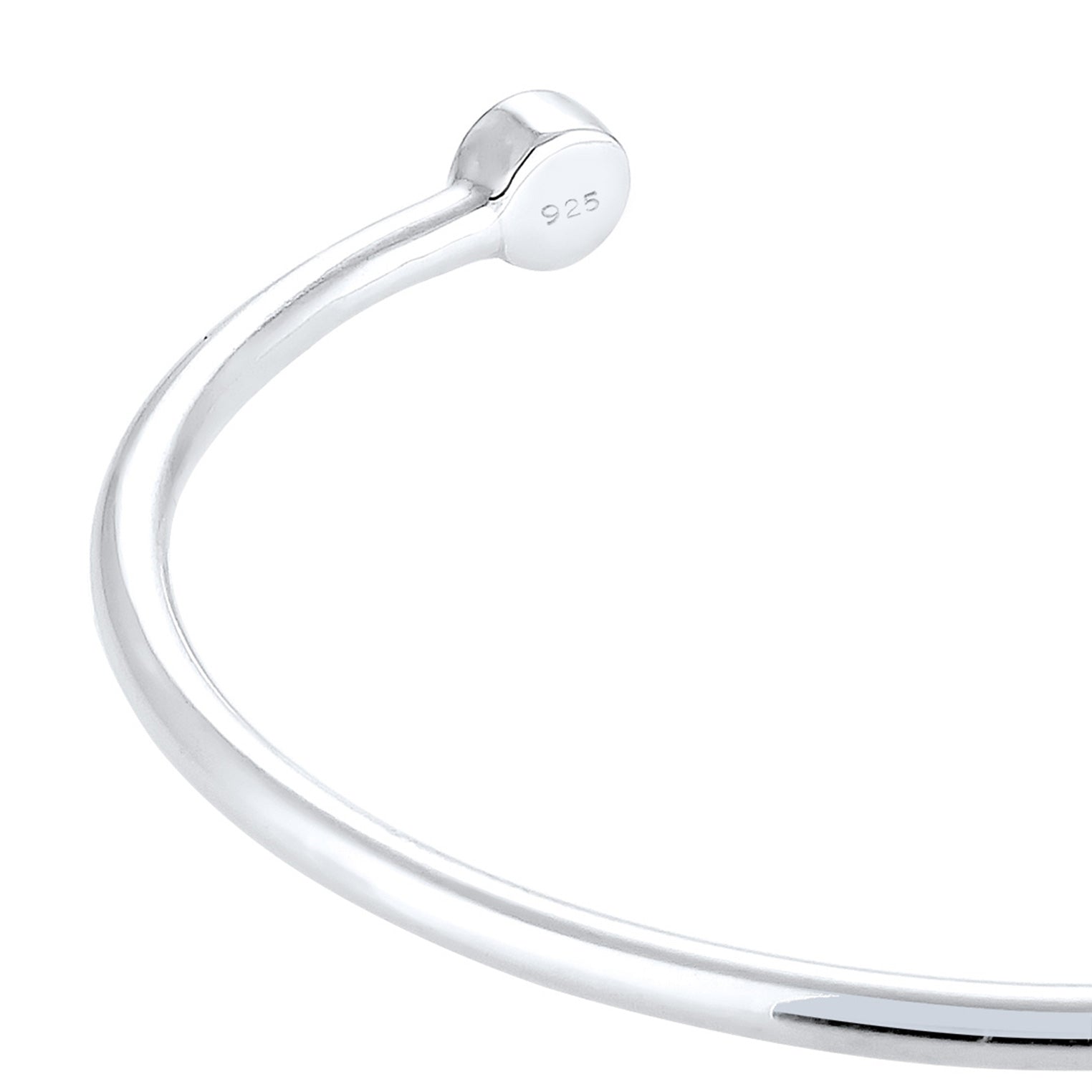 Weiß - Elli | Armreif | Kristall ( Weiß ) | 925er Sterling Silber