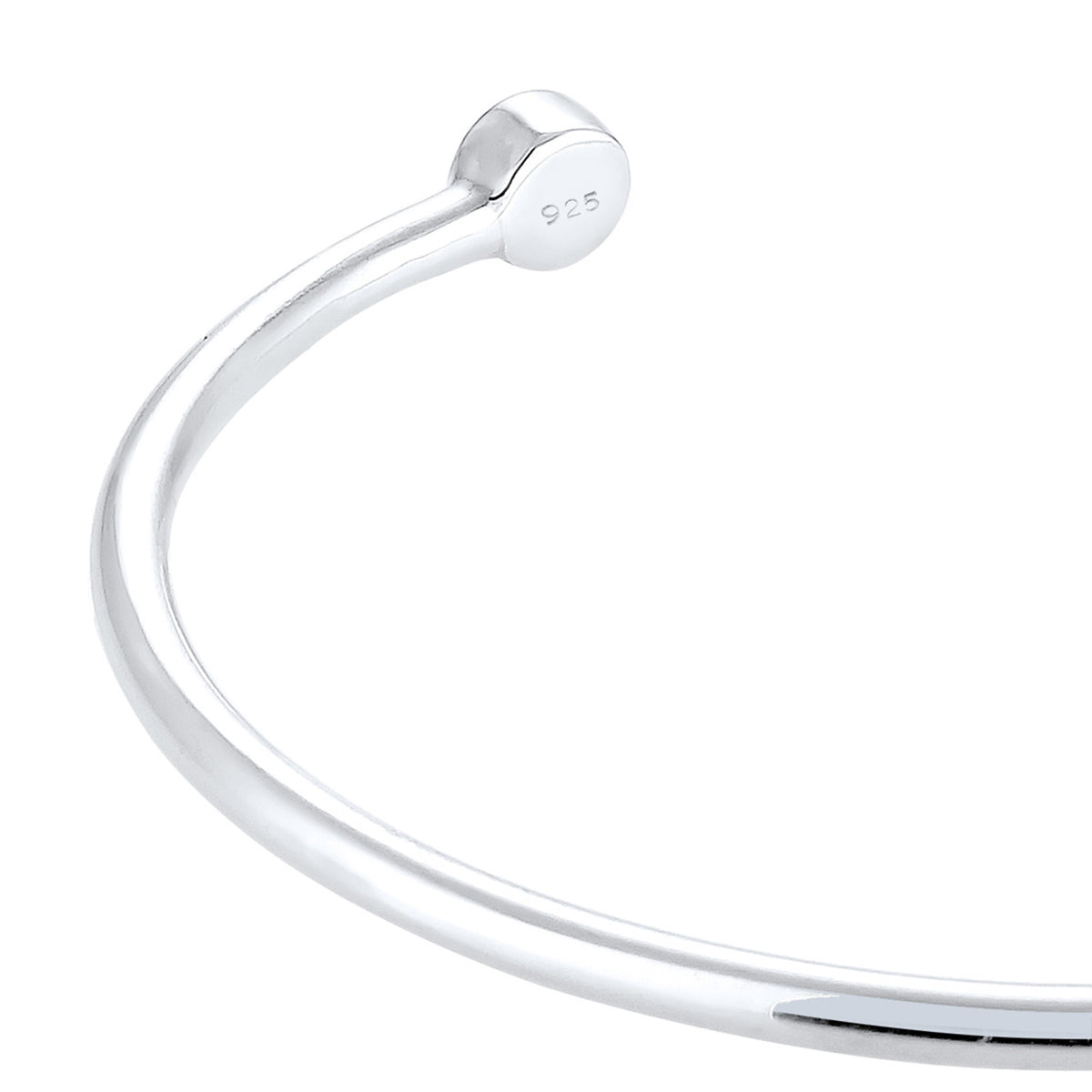 Weiß - Elli | Armreif | Kristall ( Weiß ) | 925er Sterling Silber
