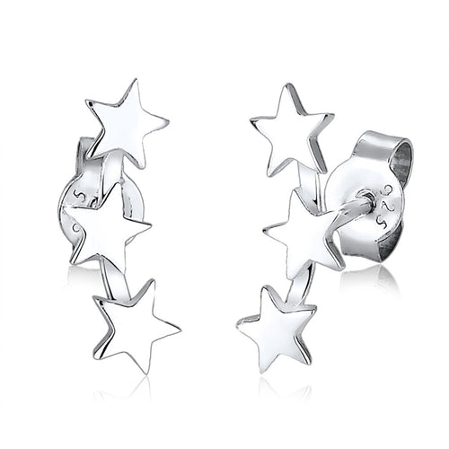 Silber - Elli | Ohrstecker Astro | 925er Sterling Silber