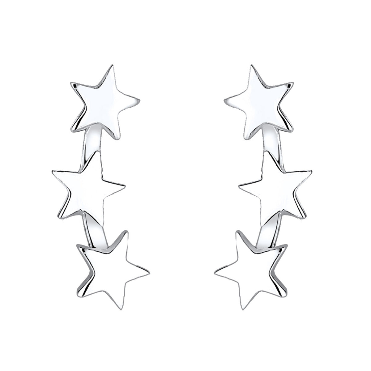 Silber - Elli | Ohrstecker Astro | 925er Sterling Silber