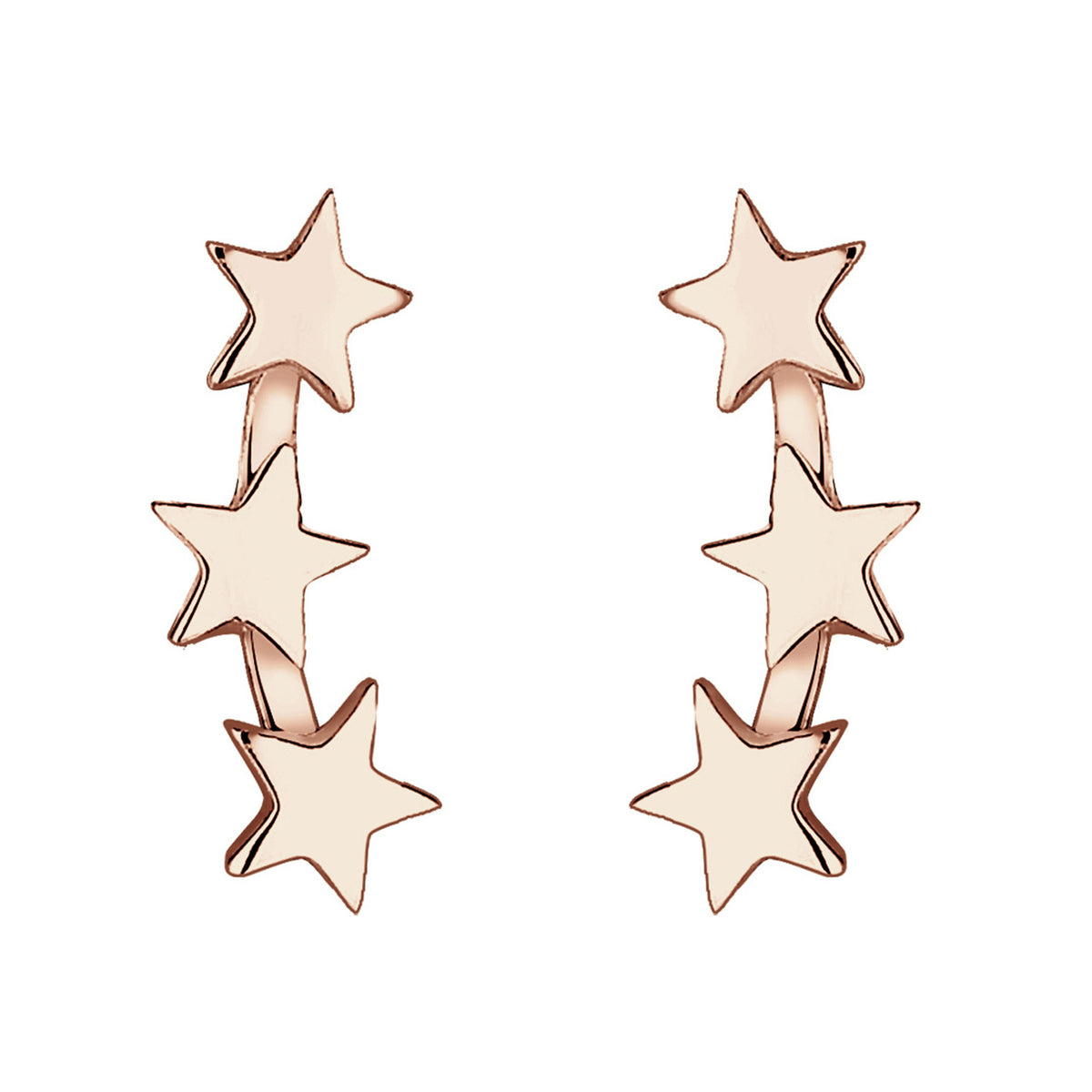 Roségold - Elli | Ohrstecker Astro | 925 Sterling Silber Rosegold