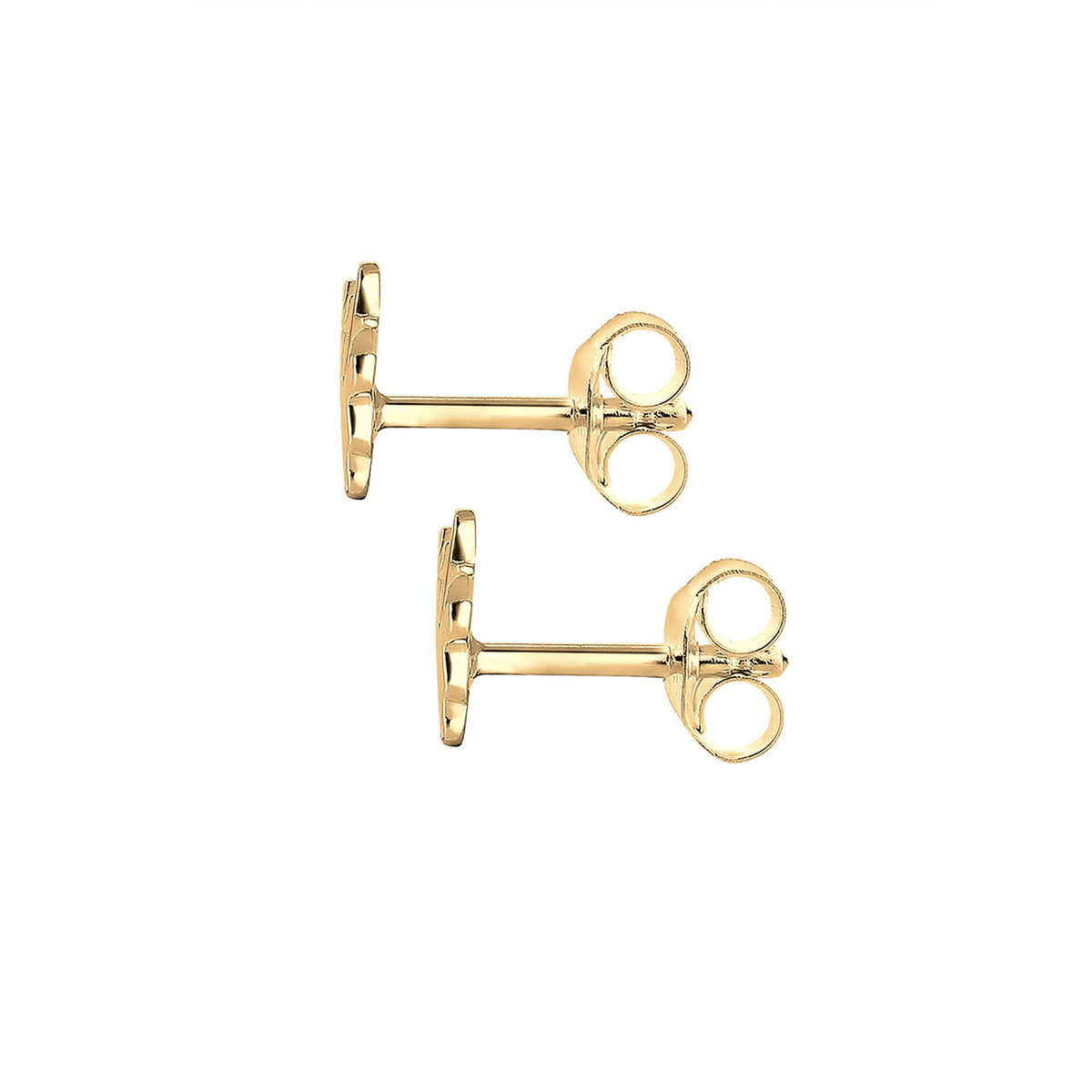 Gold - Elli | Ohrstecker Hirsch | 925 Sterling Silber vergoldet