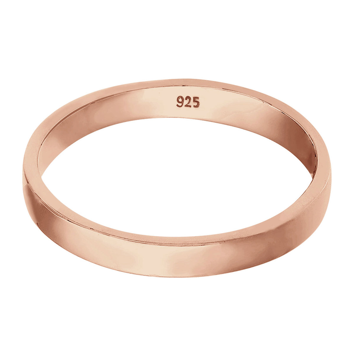 Roségold - Elli | Bandring | 925 Sterling Silber Rosegold