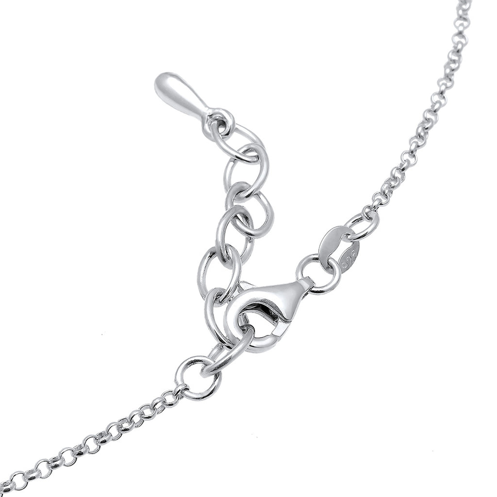 Silber - Elli | Choker Kreis Geo | 925er Sterling Silber