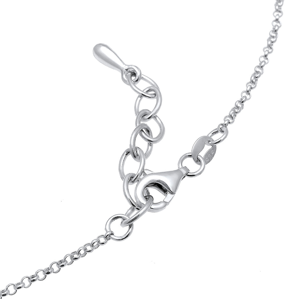Silber - Elli | Choker Kreis Geo | 925er Sterling Silber