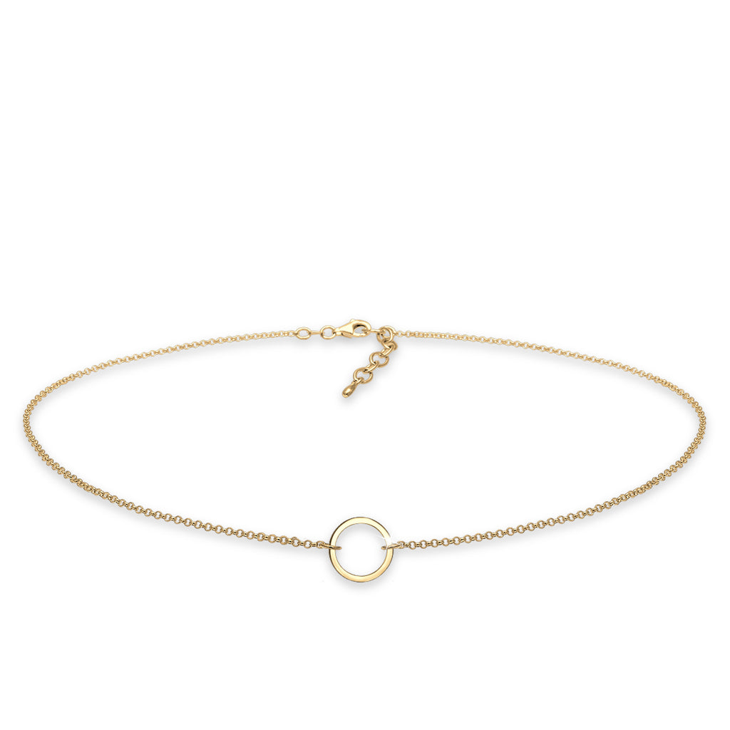 Gold - Elli | Choker | 925 Sterling Silber vergoldet
