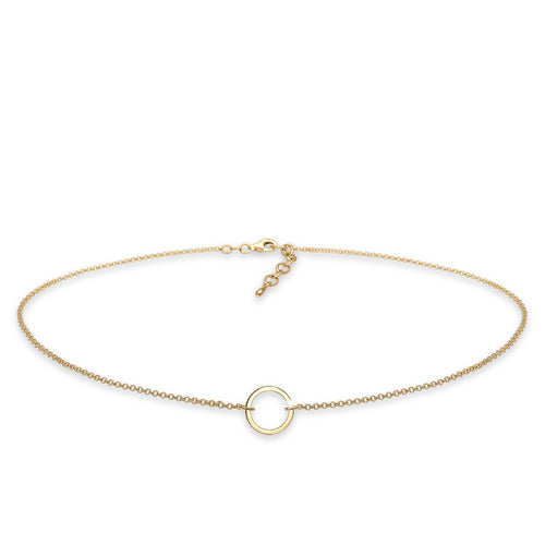 Gold - Elli | Choker | 925 Sterling Silber vergoldet
