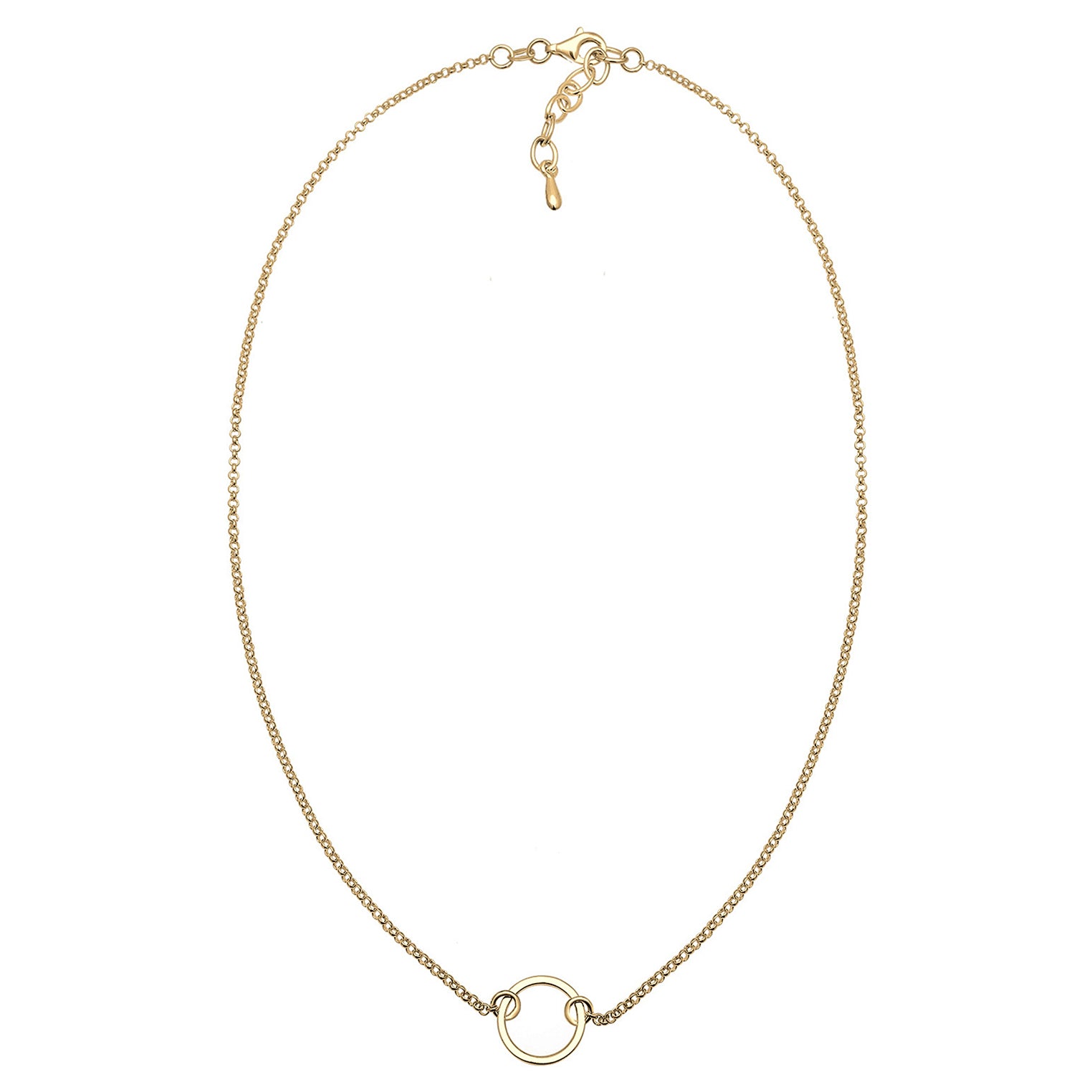 Gold - Elli | Choker | 925 Sterling Silber vergoldet