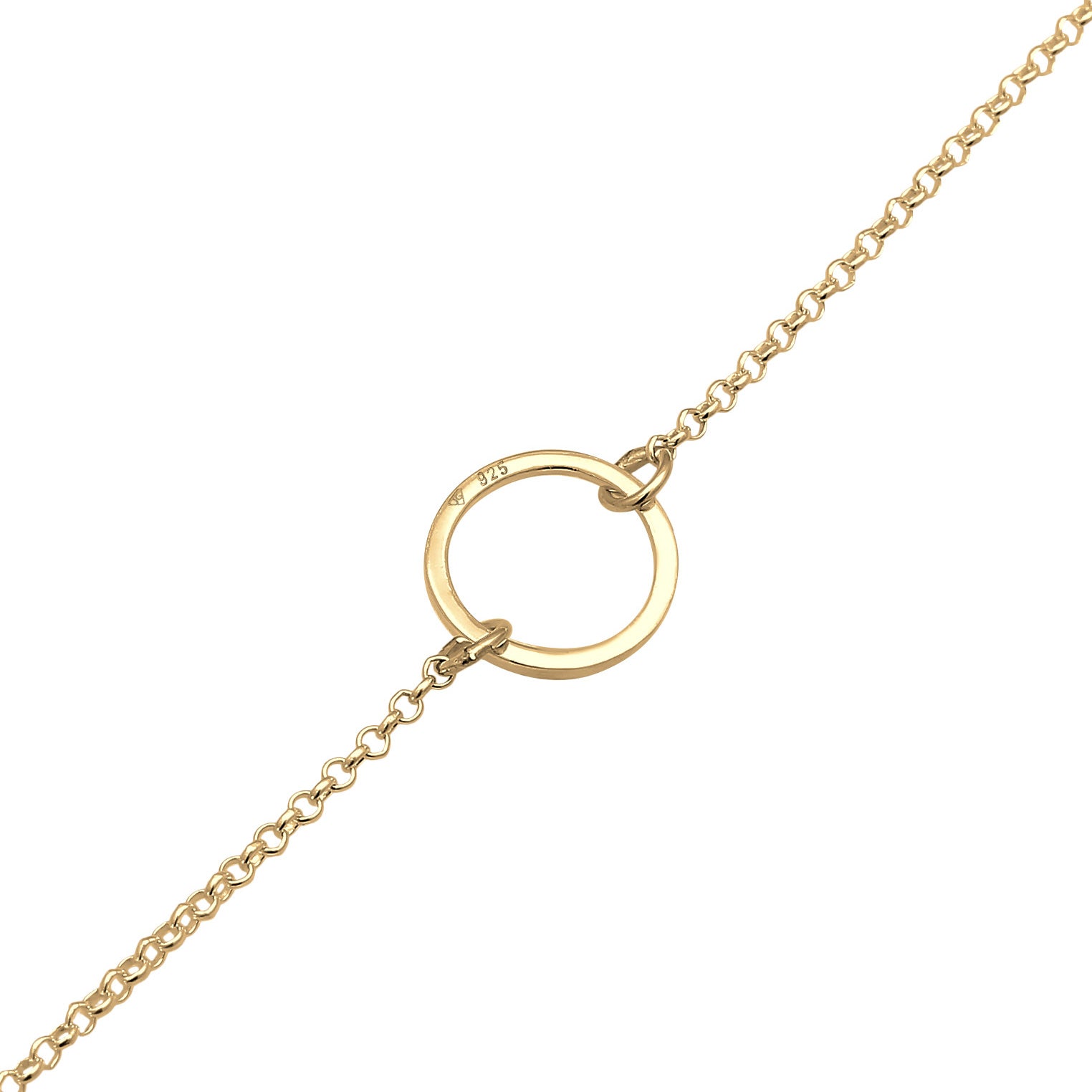 Gold - Elli | Choker | 925 Sterling Silber vergoldet