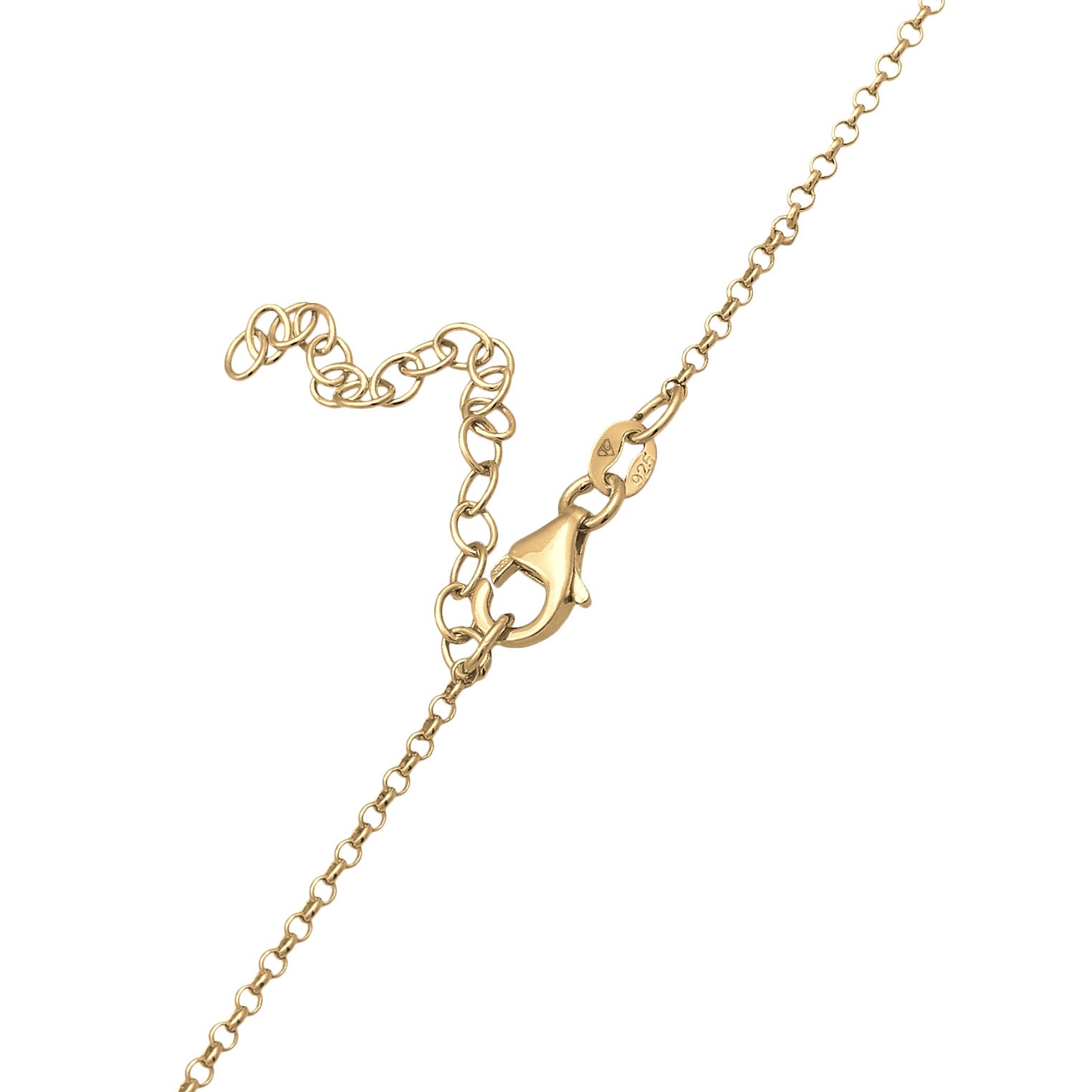 Gold - Elli | Y-Halskette Infinity | 925 Sterling Silber vergoldet