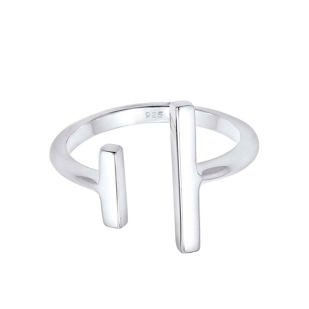 Silber - Elli | Ring Geo offen | 925er Sterling Silber