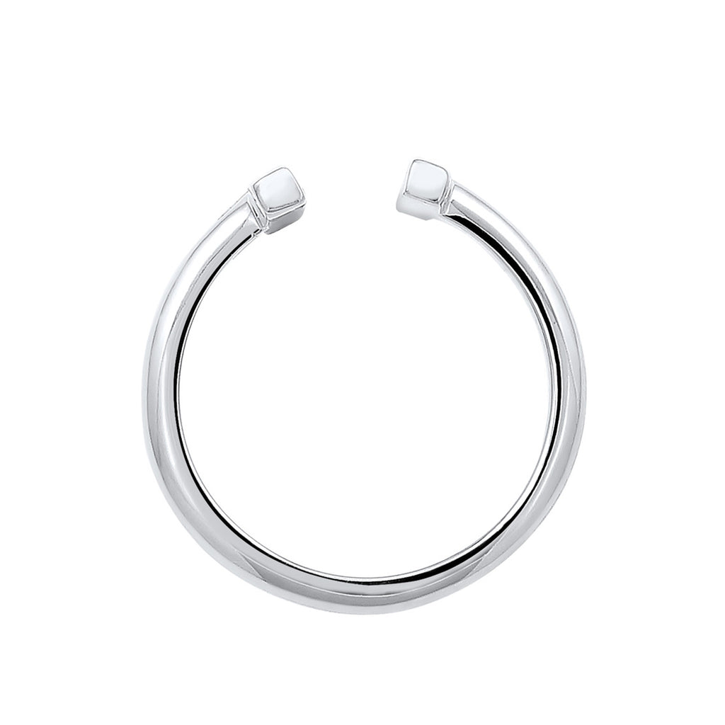 Silber - Elli | Ring Geo offen | 925er Sterling Silber