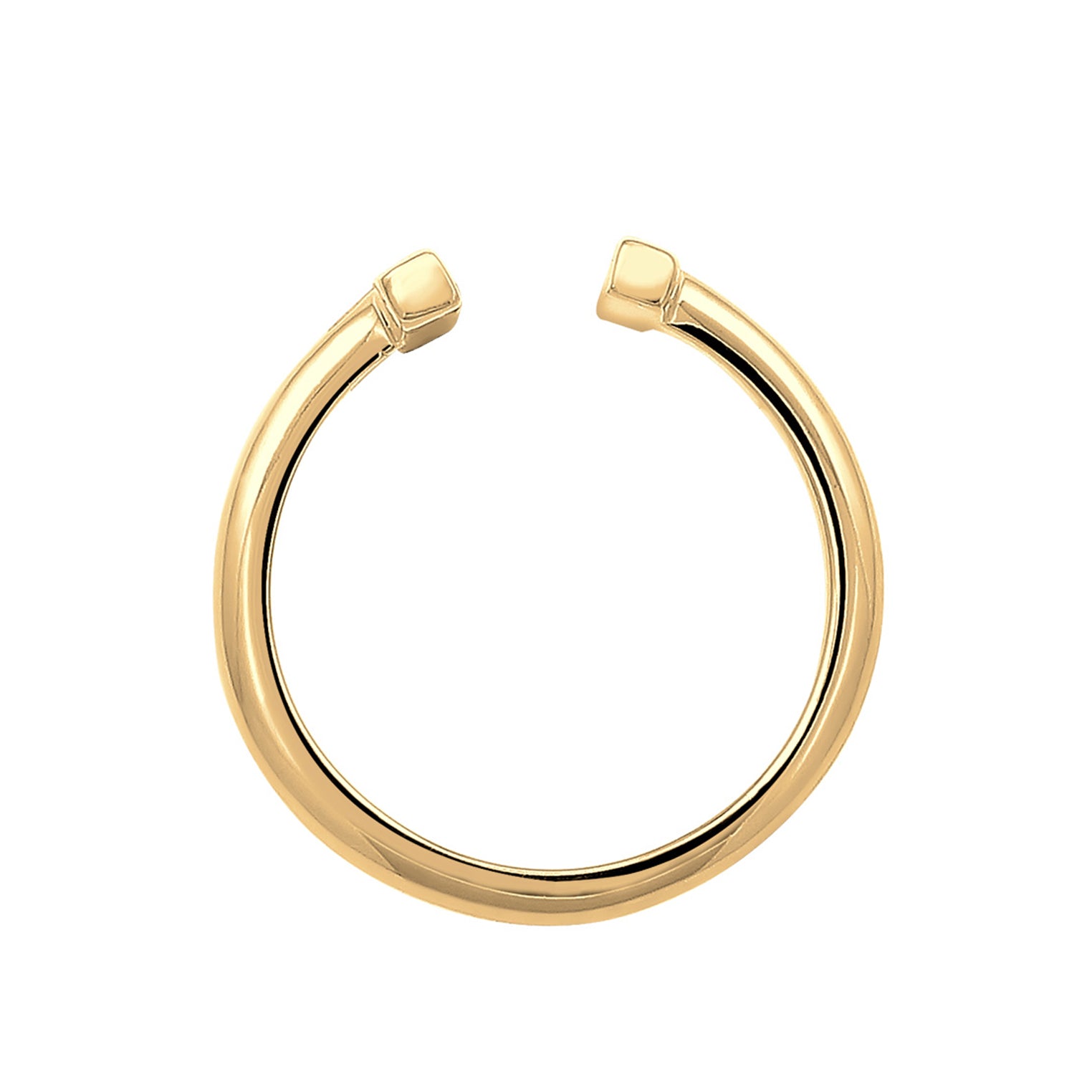 Gold - Elli | Ring Geo | 925 Sterling Silber vergoldet