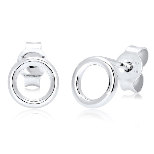 Silber - Elli | Ohrstecker Geo | 925er Sterling Silber