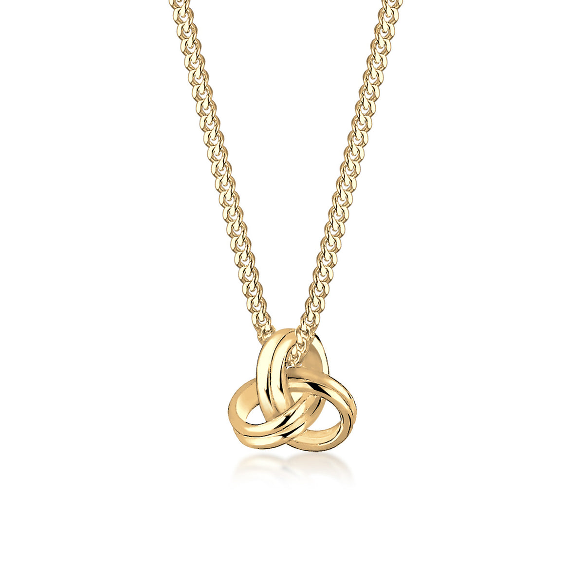 Gold - Elli PREMIUM | Halskette Knoten | 585 Gelbgold