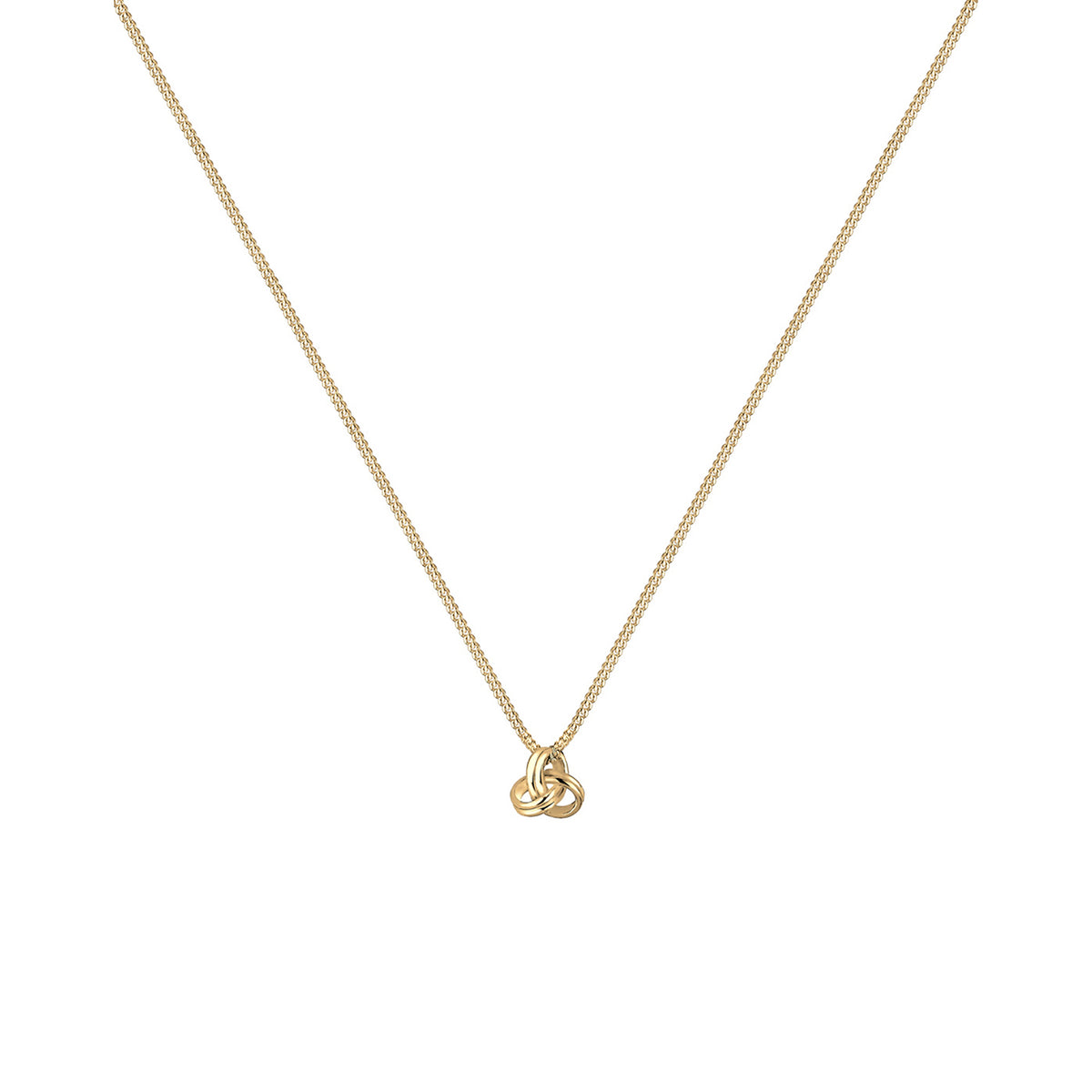 Gold - Elli PREMIUM | Halskette Knoten | 585 Gelbgold
