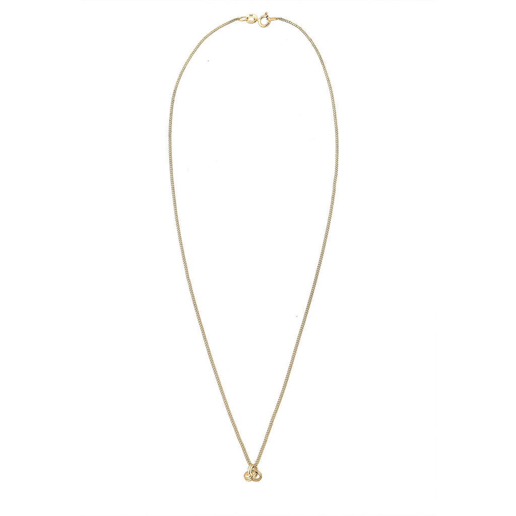 Gold - Elli PREMIUM | Halskette Knoten | 585 Gelbgold