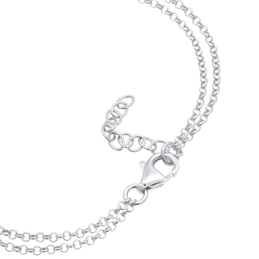 Silber - Elli | Armband Herz & Infinity | 925er Sterling Silber