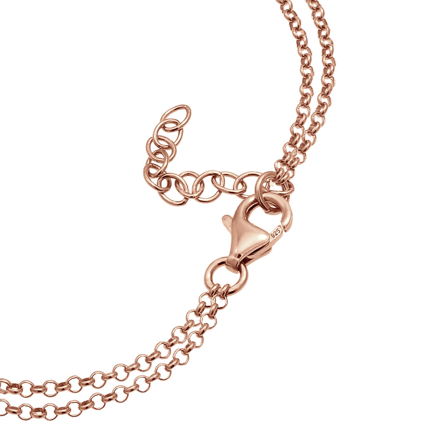 Roségold - Elli | Armband Herz | 925 Sterling Silber Rosegold