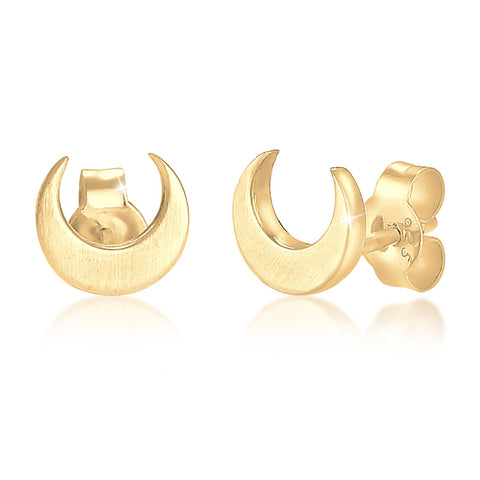 Gold - Elli | Ohrstecker Astro | 925 Sterling Silber vergoldet