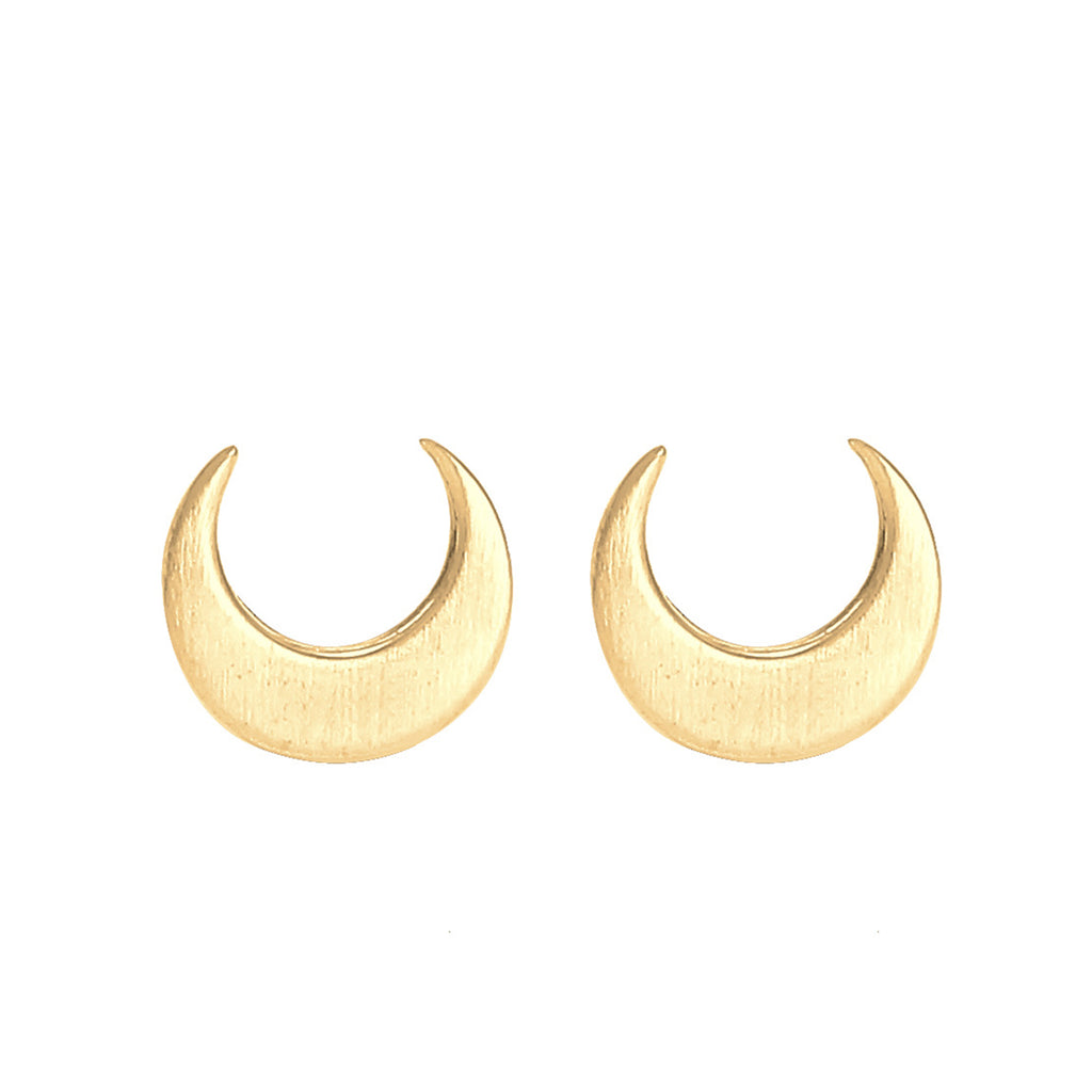 Gold - Elli | Ohrstecker Astro | 925 Sterling Silber vergoldet
