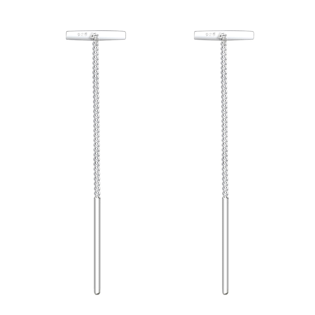 Silber - Elli | Ohrhänger Ear Chain | 925er Sterling Silber