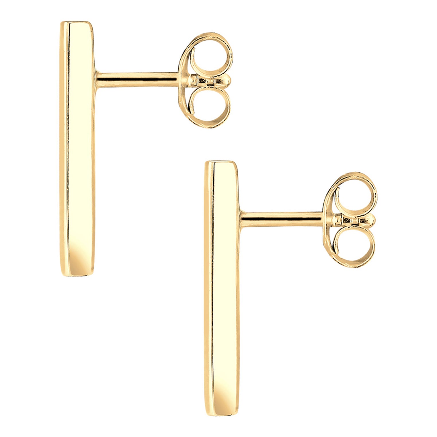 Gold - Elli | Ohrstecker Geo | 925 Sterling Silber vergoldet