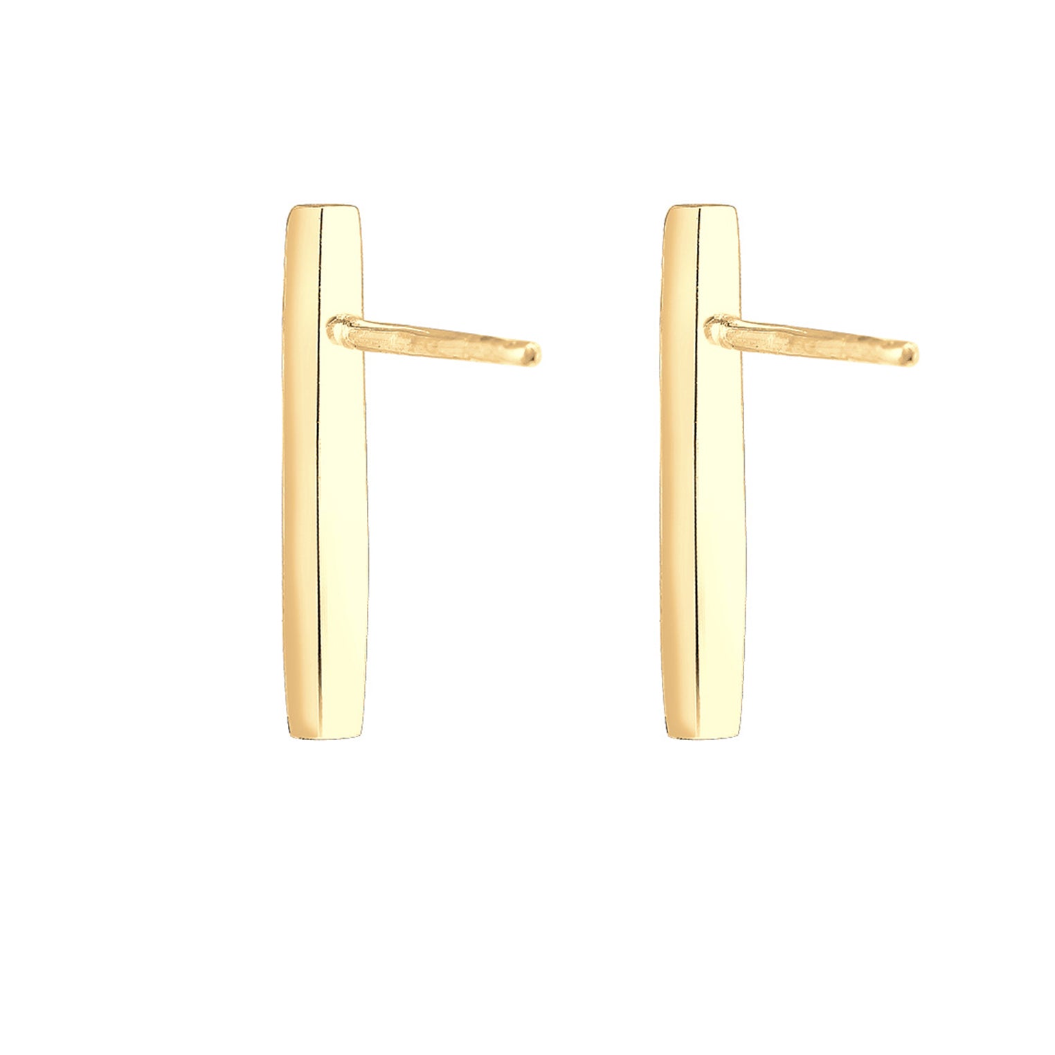 Gold - Elli | Ohrstecker Geo | 925 Sterling Silber vergoldet